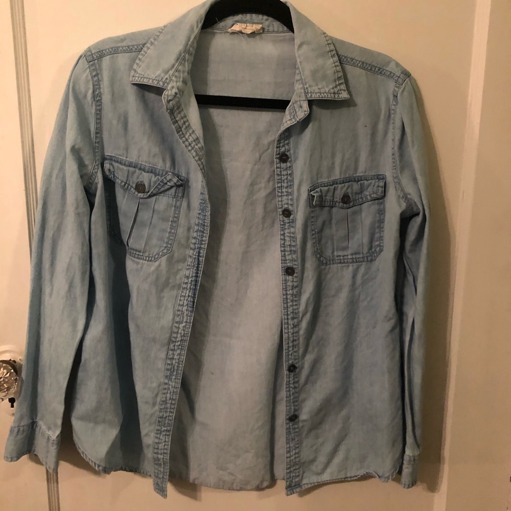 Denim Button Up - L